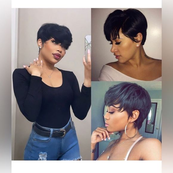 NEW Human hair pixie - Picture 9 of 12